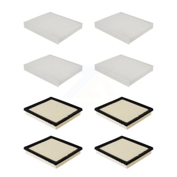 4x Air + 4x Cabin Filter (8 Total) Kit For Subaru Crosstrek Outback Impreza Ascent Legacy KFL-101592