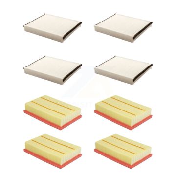 4x Air + 4x Cabin Filter (8 Total) Kit For 2019-2023 Ford Transit Connect 2.0L KFL-101604