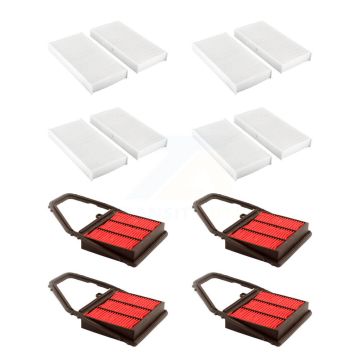 4x Air + 4x Cabin Filter (8 Total) Kit For Honda Civic Acura EL KFL-101621