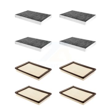 4x Air + 4x Cabin Filter (8 Total) Kit For Dodge Chrysler 300 Charger Challenger Magnum KFL-101624