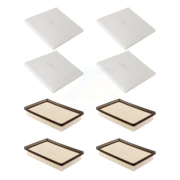 4x Air + 4x Cabin Filter (8 Total) Kit For Kia Spectra Spectra5 KFL-101639