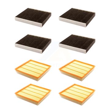 4x Air + 4x Cabin Filter (8 Total) Kit For Cadillac SRX Saab 9-4X KFL-101647