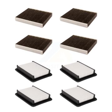 4x Air + 4x Cabin Filter (8 Total) Kit For 2016-2022 Chevrolet Spark KFL-101655