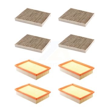 4x Air + 4x Cabin Filter (8 Total) Kit For 2020 Chevrolet Sonic With Air Conditioning KFL-101657
