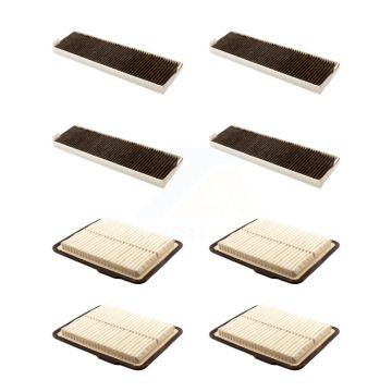 4x Air + 4x Cabin Filter (8 Total) Kit For Chevrolet Equinox Pontiac Torrent Saturn Vue KFL-101659