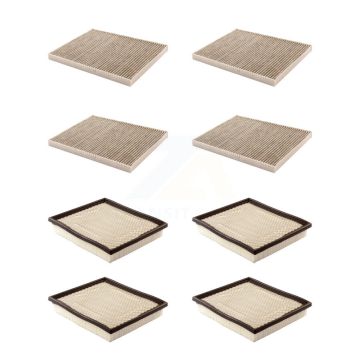 4x Air + 4x Cabin Filter (8 Total) Kit For Dodge Grand Caravan Chrysler Town & Country KFL-101667
