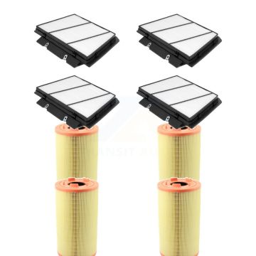 4x Air + 4x Cabin Filter (8 Total) Kit For Ram ProMaster 2500 3500 1500 KFL-101669
