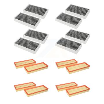 4x Air + 4x Cabin Filter (8 Total) Kit For Mercedes-Benz ML350 R350 GL450 GL550 ML550 KFL-101677