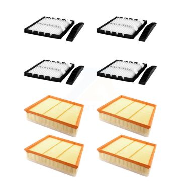 4x Air + 4x Cabin Filter (8 Total) Kit For GMC Chevrolet Sierra 2500 HD Silverado 3500 KFL-101679