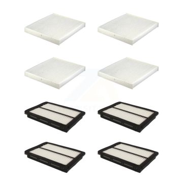 4x Air + 4x Cabin Filter (8 Total) Kit For Hyundai Sonata Kia Optima KFL-101700