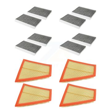 4x Air + 4x Cabin Filter (8 Total) Kit For 2012-2016 BMW 528i xDrive KFL-101714