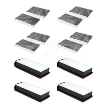 4x Air + 4x Cabin Filter (8 Total) Kit For 2014-2016 BMW 535d xDrive 3.0L KFL-101715