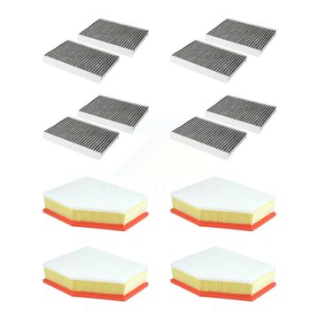4x Air + 4x Cabin Filter (8 Total) Kit For BMW 640i xDrive Gran Turismo KFL-101716