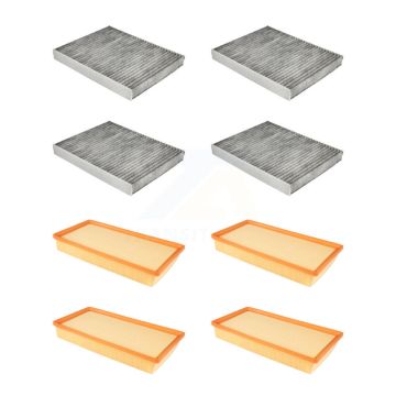 4x Air + 4x Cabin Filter (8 Total) Kit For Porsche Cayenne Volkswagen Touareg Audi Q7 KFL-101722