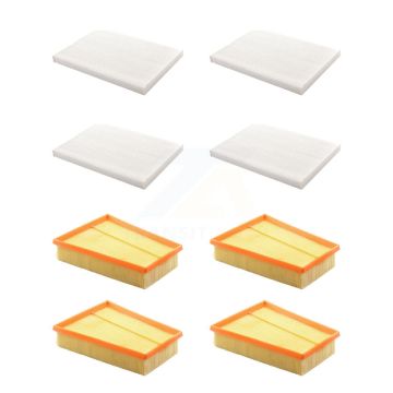 4x Air + 4x Cabin Filter (8 Total) Kit For 2007-2012 Nissan Sentra 2.0L KFL-101726