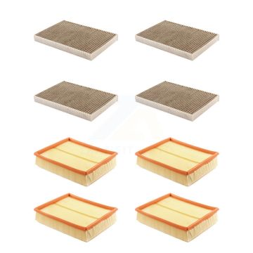 4x Air + 4x Cabin Filter (8 Total) Kit For Audi A6 Quattro Allroad A4 S6 KFL-101728
