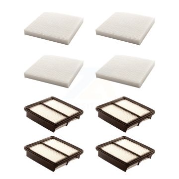 4x Air + 4x Cabin Filter (8 Total) Kit For Honda Fit KFL-101731