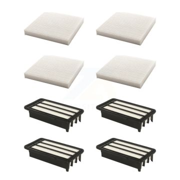 4x Air + 4x Cabin Filter (8 Total) Kit For Honda Civic CR-V KFL-101737