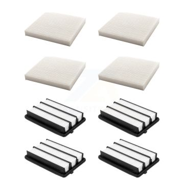4x Air + 4x Cabin Filter (8 Total) Kit For 2017-2021 Honda Civic 2.0L with Turbocharged KFL-101738