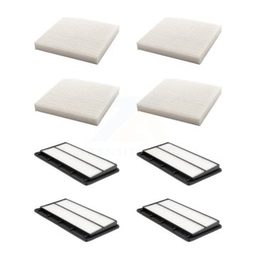 4x Air + 4x Cabin Filter (8 Total) Kit For Acura MDX Honda Pilot KFL-101745