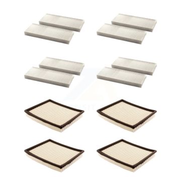 4x Air + 4x Cabin Filter (8 Total) Kit For Nissan Frontier Pathfinder Xterra NV3500 KFL-101751