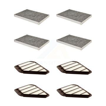 4x Air + 4x Cabin Filter (8 Total) Kit For GMC Acadia Buick Enclave Chevrolet Traverse KFL-101762
