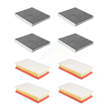 4x Air + 4x Cabin Filter (8 Total) Kit For Volkswagen Atlas Cross Sport KFL-101770