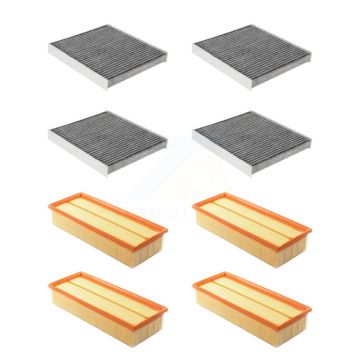 4x Air + 4x Cabin Filter (8 Total) Kit For Volkswagen Golf SportWagen Audi Q3 KFL-101772