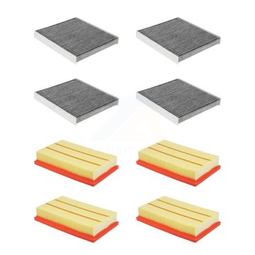 4x Air + 4x Cabin Filter (8 Total) Kit For Volkswagen Jetta Taos Golf SportWagen KFL-101773