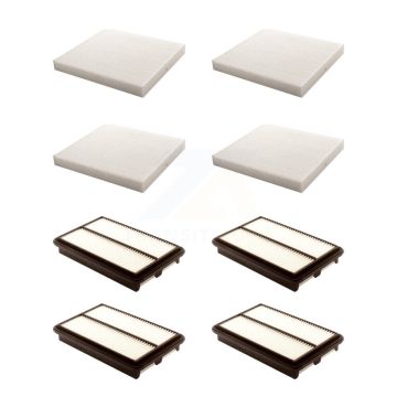 4x Air + 4x Cabin Filter (8 Total) Kit For 2010-2013 Acura MDX ZDX KFL-101774