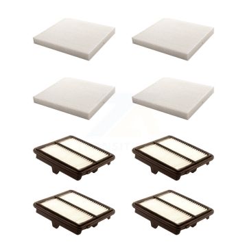 4x Air + 4x Cabin Filter (8 Total) Kit For Honda Civic Acura ILX 1.5L KFL-101778