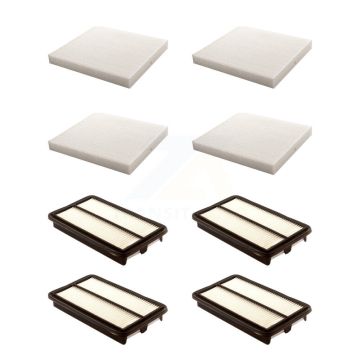 4x Air + 4x Cabin Filter (8 Total) Kit For Honda Civic Acura CSX KFL-101780