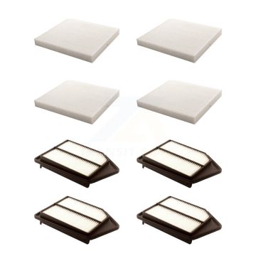 4x Air + 4x Cabin Filter (8 Total) Kit For Honda Accord Acura TLX 2.4L KFL-101789