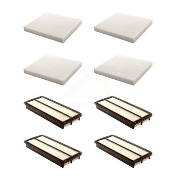 4x Air + 4x Cabin Filter (8 Total) Kit For Honda Accord Acura TL RL KFL-101801