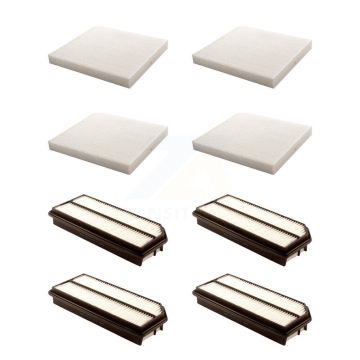 4x Air + 4x Cabin Filter (8 Total) Kit For 2007-2008 Acura TL KFL-101806
