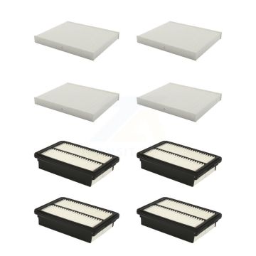 4x Air + 4x Cabin Filter (8 Total) Kit For Hyundai Elantra Kia Forte Forte5 GT KFL-101810