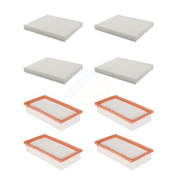 4x Air + 4x Cabin Filter (8 Total) Kit For Kia Rio Hyundai Accent KFL-101811