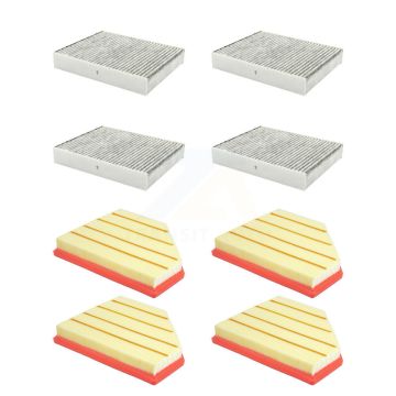 4x Air + 4x Cabin Filter (8 Total) Kit For 2019 BMW 330i xDrive GT 2.0L KFL-101817