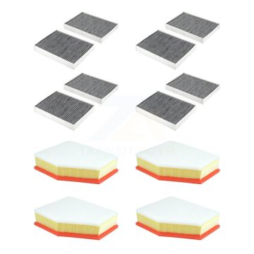 4x Air + 4x Cabin Filter (8 Total) Kit For BMW X5 X7 X6 530i xDrive 540i 530e 540d 740e KFL-101823