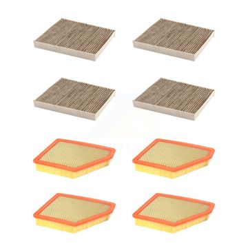 4x Air + 4x Cabin Filter (8 Total) Kit For 2016 Chevrolet Camaro 6.2L KFL-101835