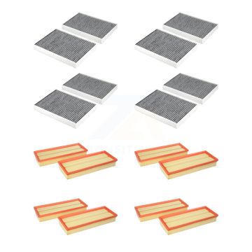 4x Air + 4x Cabin Filter (8 Total) Kit For Mercedes-Benz S550 S450 S350 CL550 S400 R550 KFL-101856