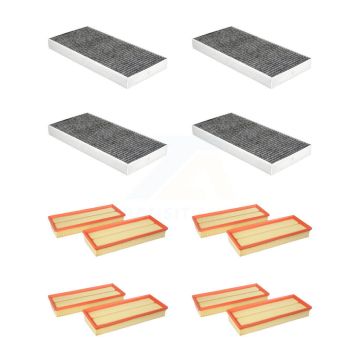 4x Air + 4x Cabin Filter (8 Total) Kit For Mercedes-Benz SLK350 SLK280 SLK55 AMG SLK300 KFL-101858