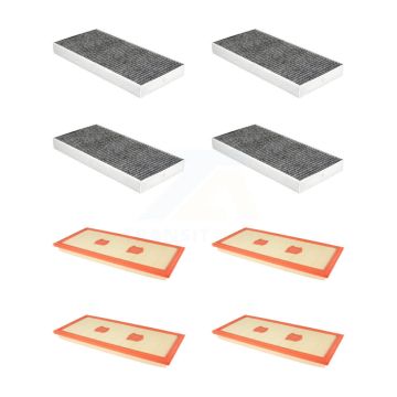 4x Air + 4x Cabin Filter (8 Total) Kit For 2012-2016 Mercedes-Benz SLK350 KFL-101859