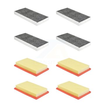 4x Air + 4x Cabin Filter (8 Total) Kit For Mercedes-Benz SLC300 SLK300 KFL-101860