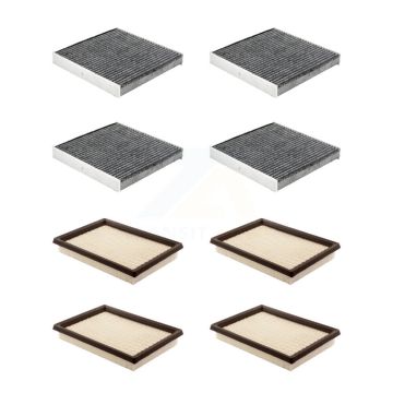 4x Air + 4x Cabin Filter (8 Total) Kit For INFINITI Q70 Q70L M56 2 Required KFL-101866