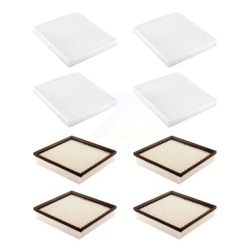 4x Air + 4x Cabin Filter (8 Total) Kit For Dodge Journey Chrysler 200 Avenger 3.6L KFL-101871