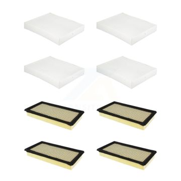 4x Air + 4x Cabin Filter (8 Total) Kit For Ford Explorer Lincoln Aviator Police Utility KFL-101888