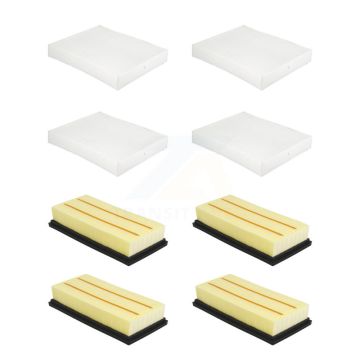 4x Air + 4x Cabin Filter (8 Total) Kit For Ford Explorer Police Interceptor Utility 3.3L KFL-101889