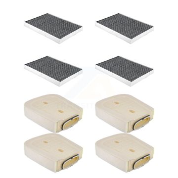 4x Air + 4x Cabin Filter (8 Total) Kit For Porsche Cayenne Audi Q8 SQ8 RS SQ7 KFL-101897