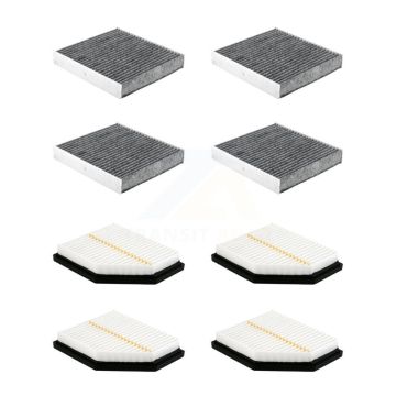 4x Air + 4x Cabin Filter (8 Total) Kit For Nissan Sentra Kicks KFL-101902